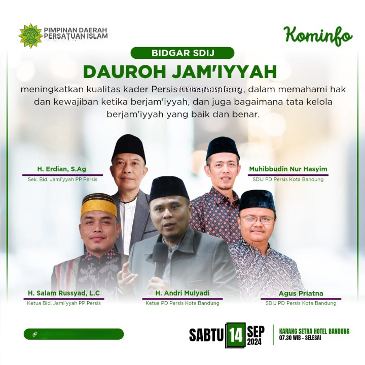 Dauroh Jamiyyah SDIJ PD PERSIS Kabupaten Situbondo
